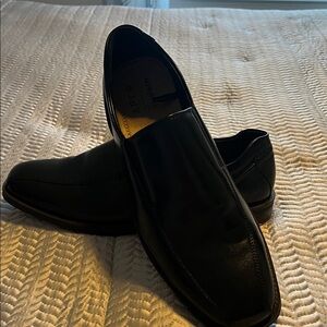 Men's Black Slip-On Shoes